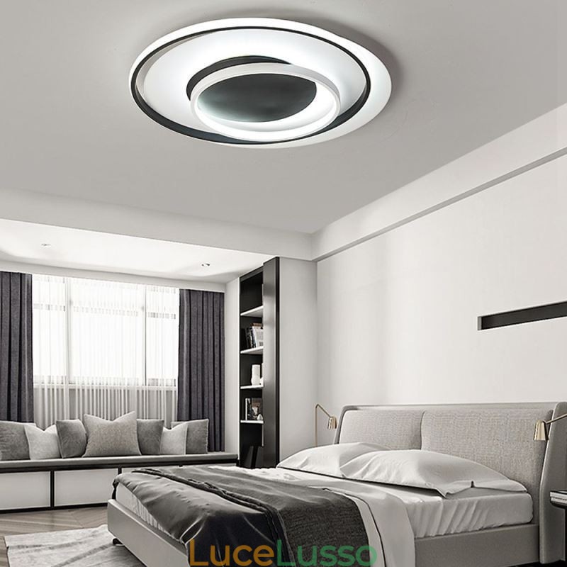 Plafoniera rotonda irregolare da soffitto