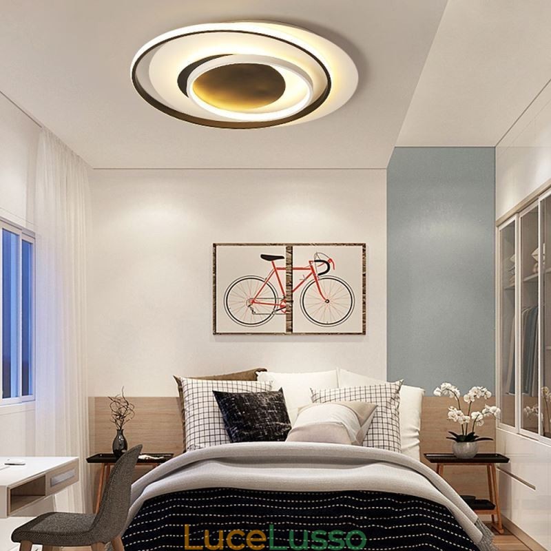 Plafoniera rotonda irregolare da soffitto