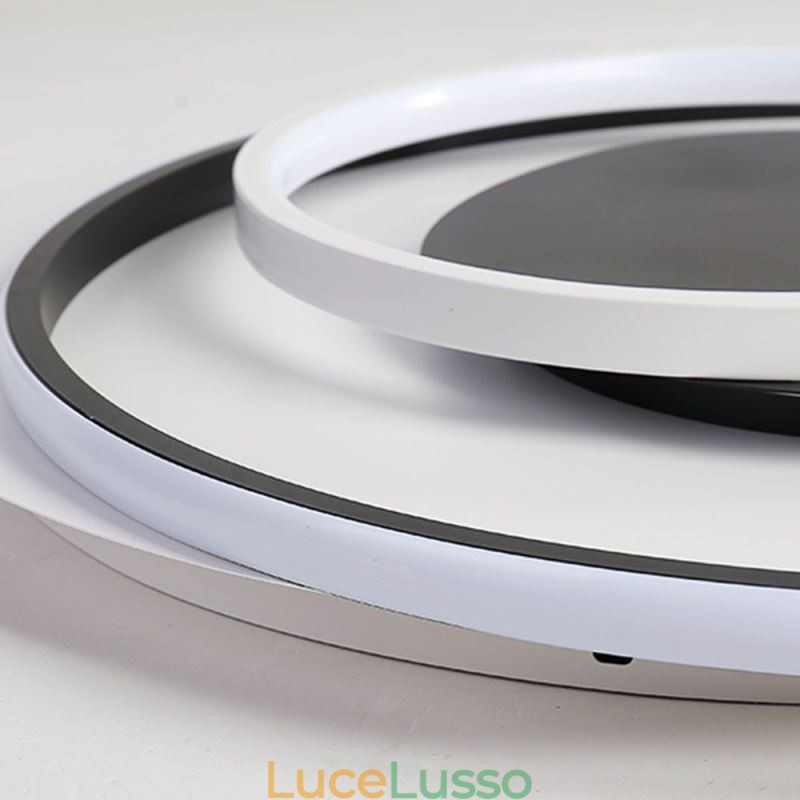Plafoniera rotonda irregolare da soffitto