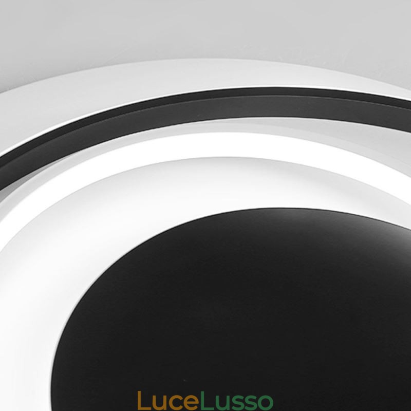 Plafoniera rotonda irregolare da soffitto