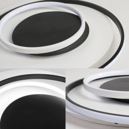 Plafoniera rotonda irregolare da soffitto