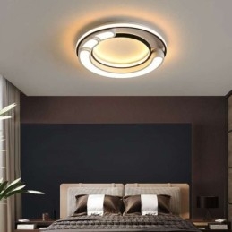 Lampada da soffitto circolare a filo in acrilico