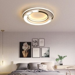 Lampada da soffitto circolare a filo in acrilico