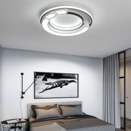 Lampada da soffitto circolare a filo in acrilico