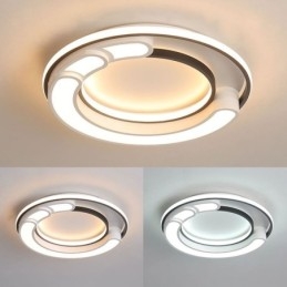 Lampada da soffitto circolare a filo in acrilico