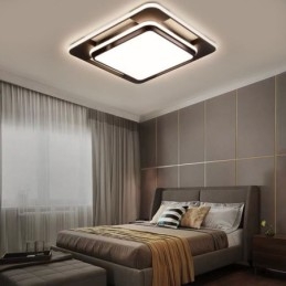 Moderna illuminazione minimalista da soffitto a filo quadrata
