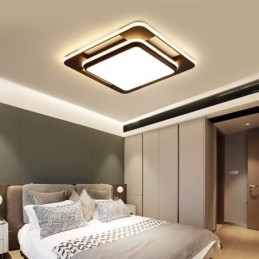 Moderna illuminazione minimalista da soffitto a filo quadrata