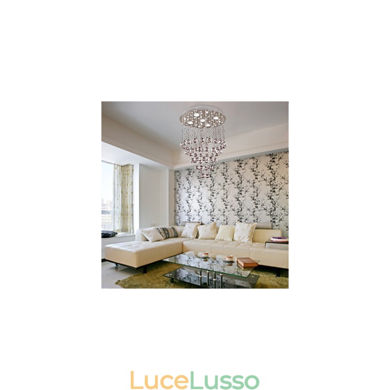 Lampadario di cristallo con 5 luci Design (K9 Crystal)