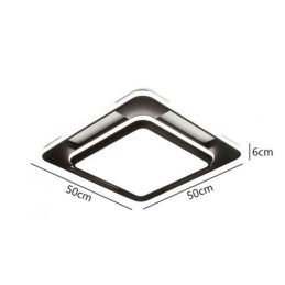 Moderna illuminazione minimalista da soffitto a filo quadrata