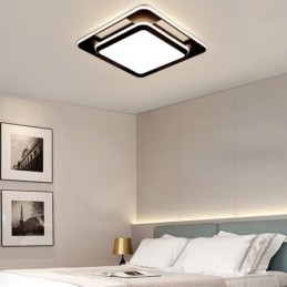 Moderna illuminazione minimalista da soffitto a filo quadrata