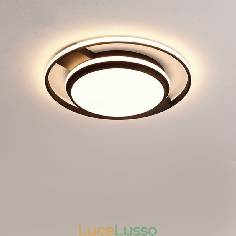 Lampada da soffitto rotonda moderna e minimalista a filo