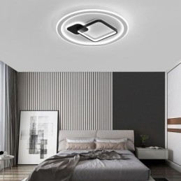 Lampada da soffitto moderna minimalista rotonda e quadrata con montaggio a filo