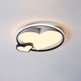 Lampada da soffitto a filo Double Hearts Illuminazione decorativa