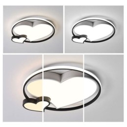 Lampada da soffitto a filo Double Hearts Illuminazione decorativa