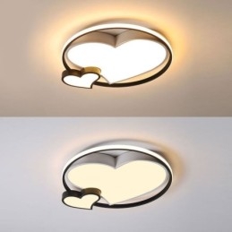 Lampada da soffitto a filo Double Hearts Illuminazione decorativa
