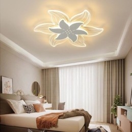 Elegante lampada da soffitto a filo con fiore, illuminazione decorativa unica