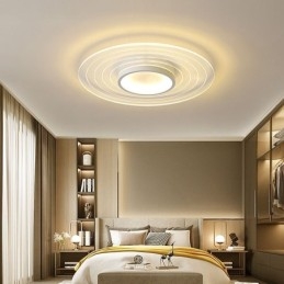 Lampada da soffitto moderna circolare a filo, lampada minimalista