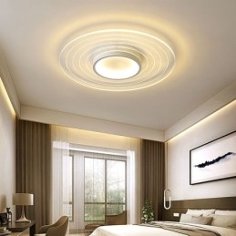 Lampada da soffitto moderna circolare a filo, lampada minimalista