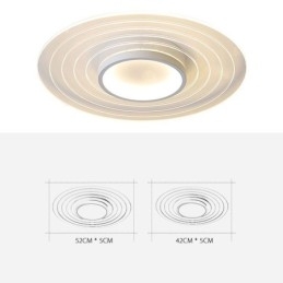 Lampada da soffitto moderna circolare a filo, lampada minimalista