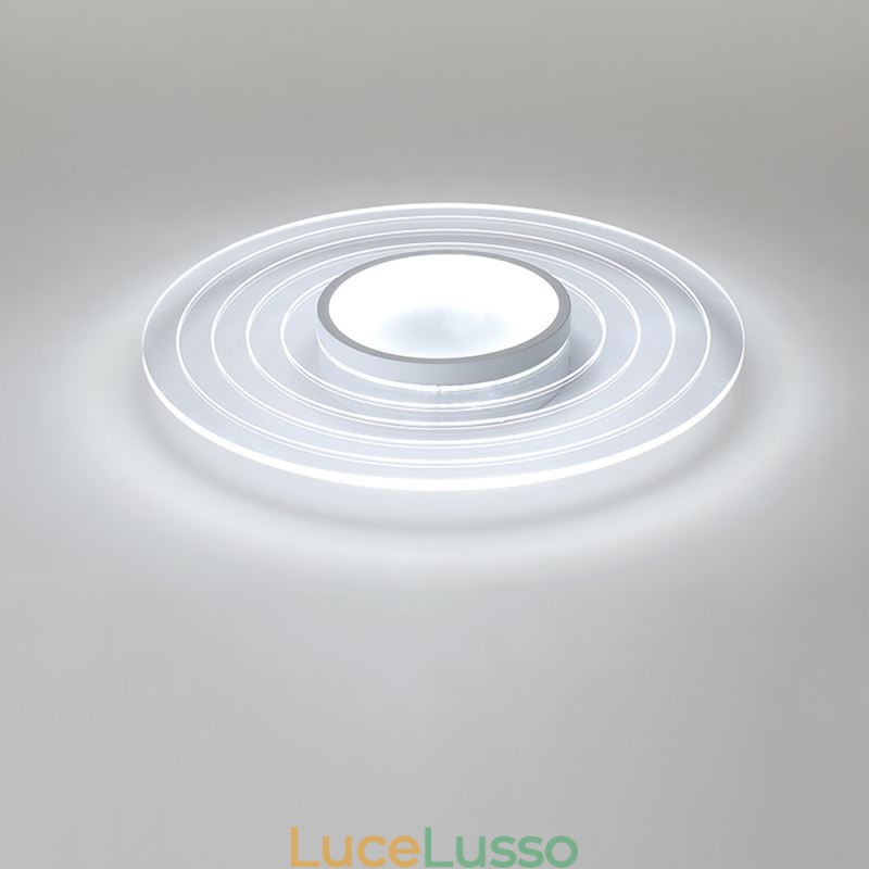 Lampada da soffitto moderna circolare a filo, lampada minimalista