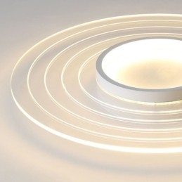 Lampada da soffitto moderna circolare a filo, lampada minimalista