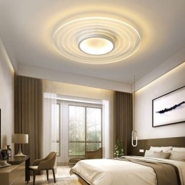 Lampada da soffitto moderna circolare a filo, lampada minimalista