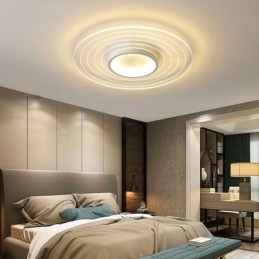 Lampada da soffitto moderna circolare a filo, lampada minimalista