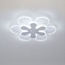 Moderna plafoniera decorativa a forma di fiore con montaggio a filo
