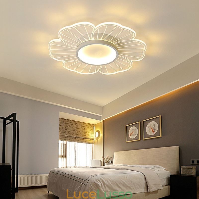Lampada da soffitto a filo minimalista Petal Illuminazione decorativa creativa