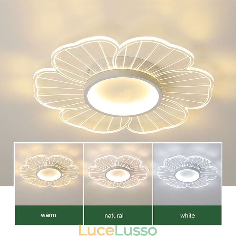 Lampada da soffitto a filo minimalista Petal Illuminazione decorativa creativa
