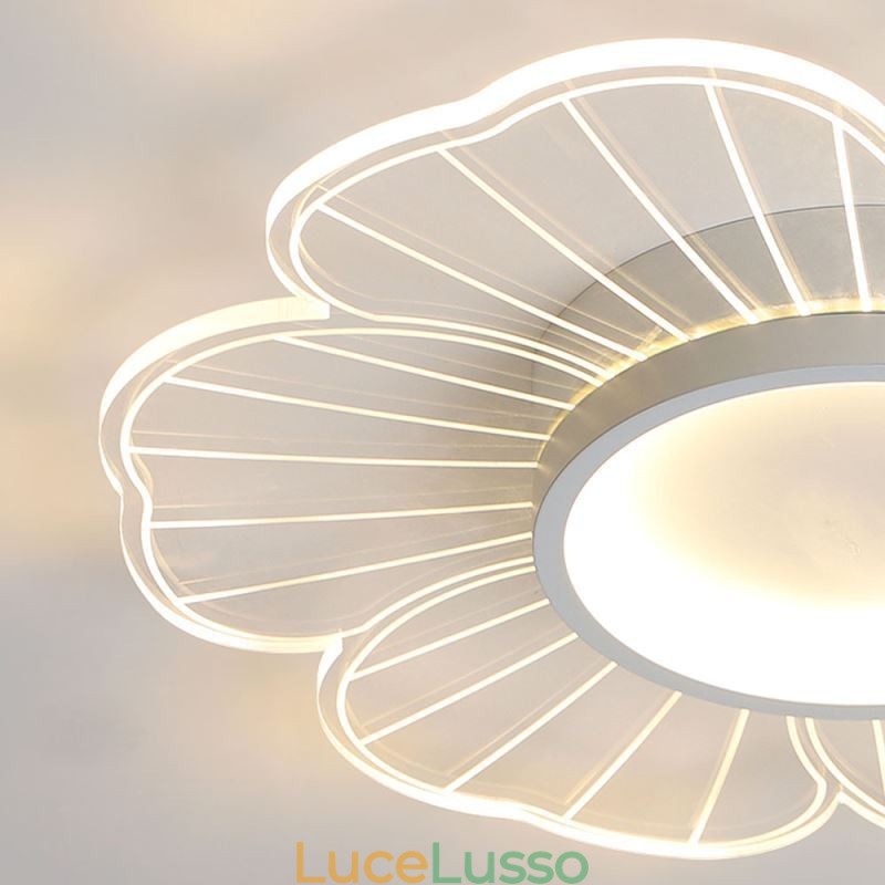 Lampada da soffitto a filo minimalista Petal Illuminazione decorativa creativa