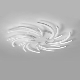 Moderna lampada da soffitto a filo con mulino a vento, illuminazione decorativa irregolare