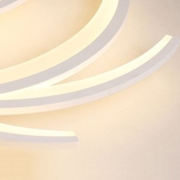Moderna lampada da soffitto a filo con mulino a vento, illuminazione decorativa irregolare