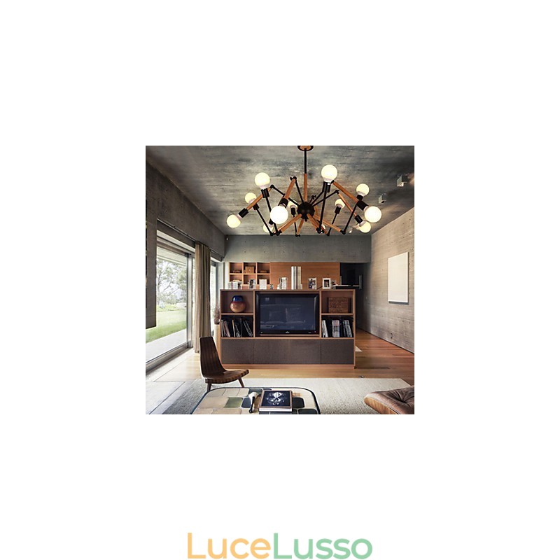 Lampadario Mini Stile Moderno Contemporaneo Metallo