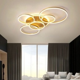 Lampada da soffitto moderna in acrilico con montaggio a filo Halo Ring