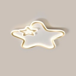 Lampada da soffitto a forma di stella dorata con montaggio a filo Creative Star