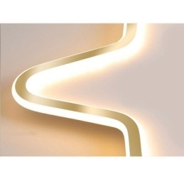 Lampada da soffitto a forma di stella dorata con montaggio a filo Creative Star