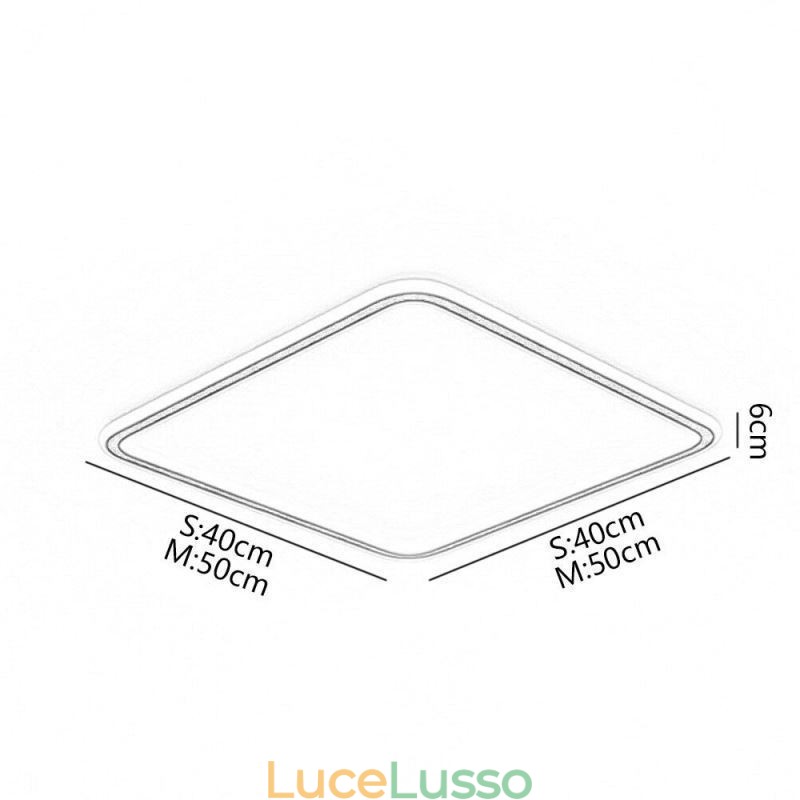 Lampada da soffitto moderna minimalista a filo ultra sottile a filo