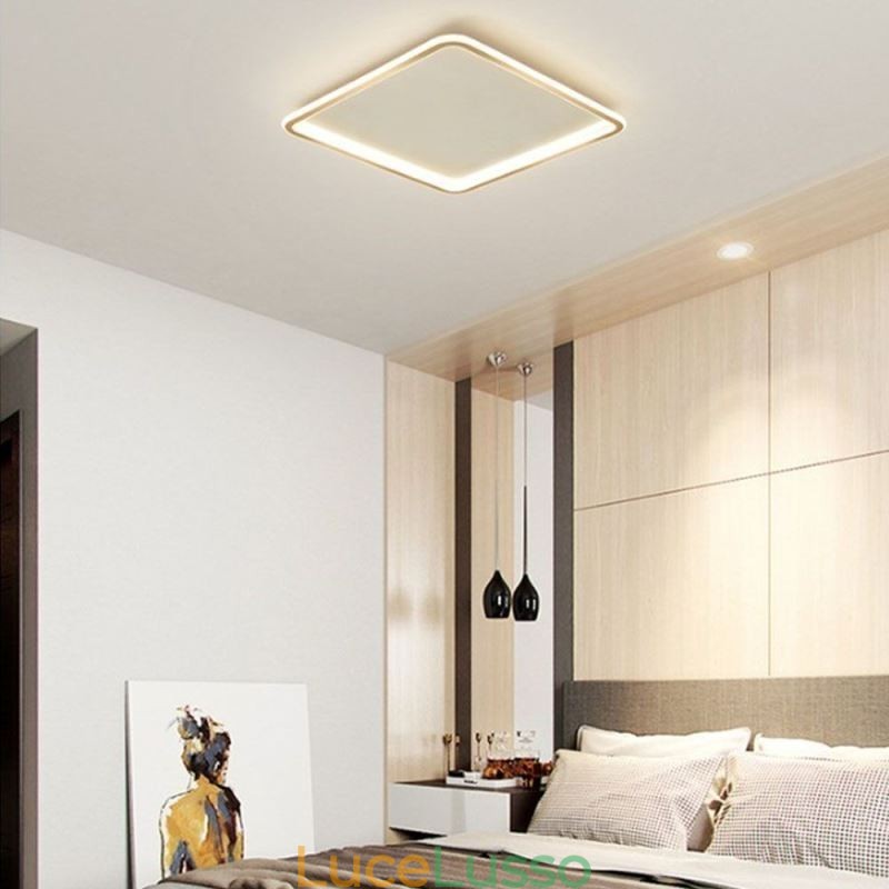 Lampada da soffitto moderna minimalista a filo ultra sottile a filo