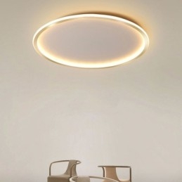Plafoniera circolare minimalista da soffitto a filo