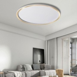 Plafoniera circolare minimalista da soffitto a filo