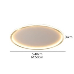 Plafoniera circolare minimalista da soffitto a filo