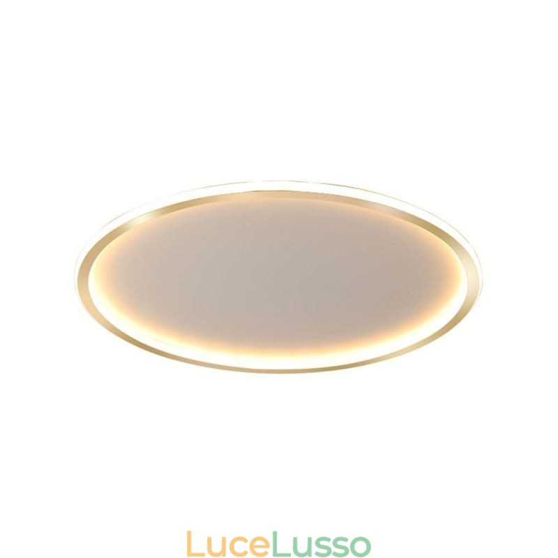 Plafoniera circolare minimalista da soffitto a filo
