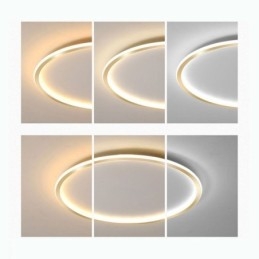 Plafoniera circolare minimalista da soffitto a filo