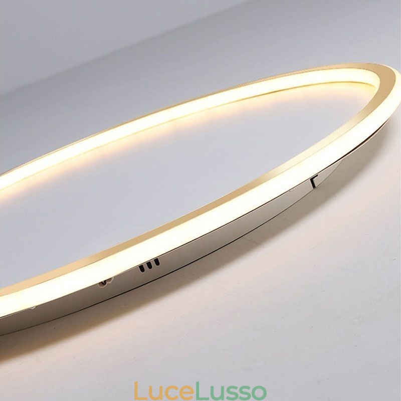 Plafoniera circolare minimalista da soffitto a filo