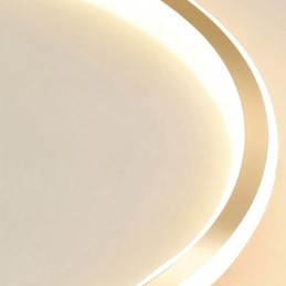 Plafoniera circolare minimalista da soffitto a filo
