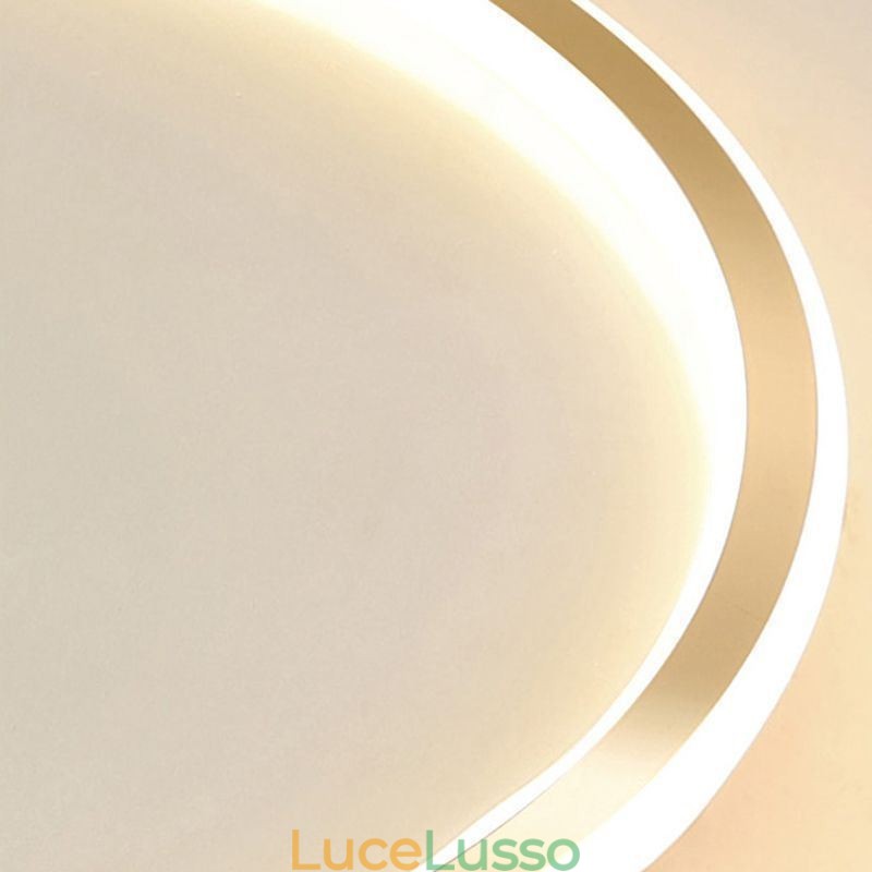 Plafoniera circolare minimalista da soffitto a filo
