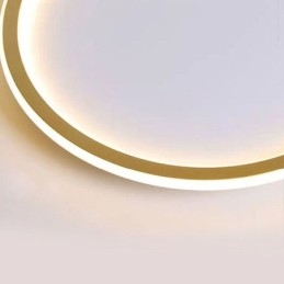 Plafoniera circolare minimalista da soffitto a filo