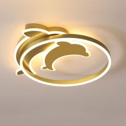 Plafoniera a filo Gold Dolphin
