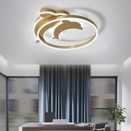 Plafoniera a filo Gold Dolphin